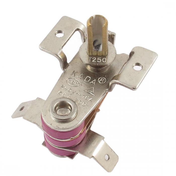 調節可能なサーモスタット メタル製レッド オーブンサーモスタット用 AC 250V 16A 75