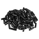 ?ねじプロテクター?2mm?丸型エンドキャップカバー?チューブキャップ?ブラック 100個入り