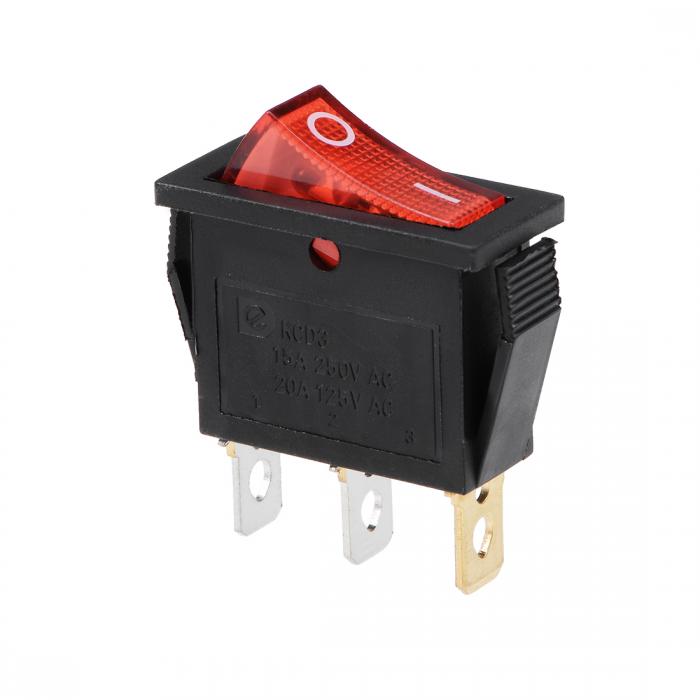 ロッカースイッチ AC 250V/15A 125V/20A SPST単極単投 電気部品トグルスイッチ