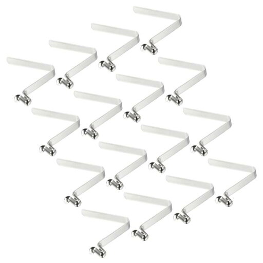 PATIKIL 9.5x6mm カヤックパドルスナップ 16個セット テントポールクリップ スチール V字型 単一ピン プッシュボタン スプリングクリップ ロック チューブポールクリップ キャンプ用オーニングに最適 PATIKIL 9.5x6mm カヤックパドルスナップ 16個セット テントポールクリップ スチール V字型 単一ピン プッシュボタン スプリングクリップ ロック チューブポールクリップ キャンプ用オーニングに最適