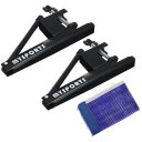 PATIKIL 6フィート折りたたみ式卓球ネットとポストセット トレーニング競技用ポータブルピンポンメッシュネット 高さ最大1.77