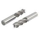 エンドミルビット カッター HSS-AL 4スパイラルフルート ストレートシャンク 切削直径15.8mm 2本入り(4)