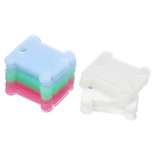 PATIKIL 150個入り プラスチック ミシン糸オーガナイザー フロスボビン ミシン糸カードボード ワインダー付き クロスステッチ刺繍用 収納セット 多色 PATIKIL 150個入り プラスチック ミシン糸オーガナイザー フロスボビン ミシン糸カードボード ワインダー付き クロスステッチ刺繍用 収納セット 多色
