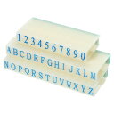 PATIKIL 取り外し可能なナンバーレタースタンプ プラスチック 9+26桁 フォントサイズ3 数字0-9 アルファベットA-Z 組み合わせセット カード ス...