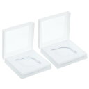 PATIKIL 49mmレンズフィルターケース 2個セット カメラフィルターケース ポータブル レンズフィルターボックス 防水 防塵 プラスチック製 写真フィルター収納用
