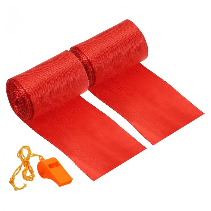 PATIKIL 仕上げラインサテンリボン 9.8フィート x 2インチ 屋外陸上競技スプリントランニングレースス..