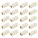 PATIKIL 1“/25.4mm x 12mm プールキューフェラール 20個パック ビリヤードキューフェラール スヌーカープールスティック 先端交換アクセサ...