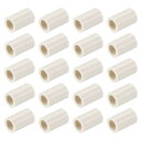 PATIKIL 0.8“/20mm x 12mm プールキューフェラール 20個入り ビリヤードキューフェラール スヌーカープールスティック 先端交換用アクセサ...