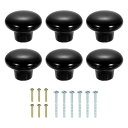 6個セラミックキャビネットノブ 32mm/1.26