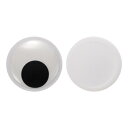 PATIKIL 7.1" 自己粘着式グーグ リーアイズ 8個 ミニ粘着式白プラスチックグーグ リーアイズ クラフト スク ラップブッキング デコレーション用