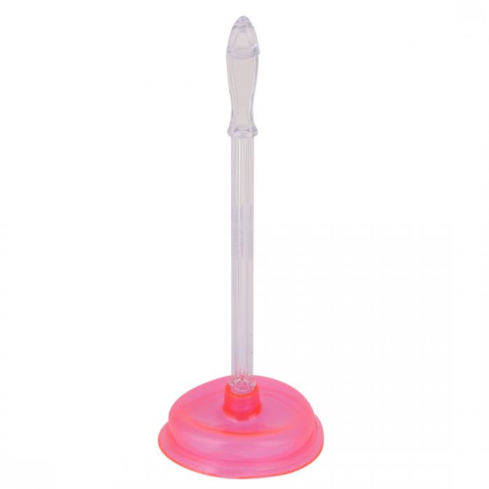 ハンドル ゴム サクションカップトイレ プランジャ ポンプ 掃除用具 ピンク 家庭用 プラスチック