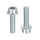 フランジ六角穴付きボルト M5x20 mm 8.8グレード 炭素鋼 六角穴付き鋸歯状 フランジボルト機械ネジ 50個(4)