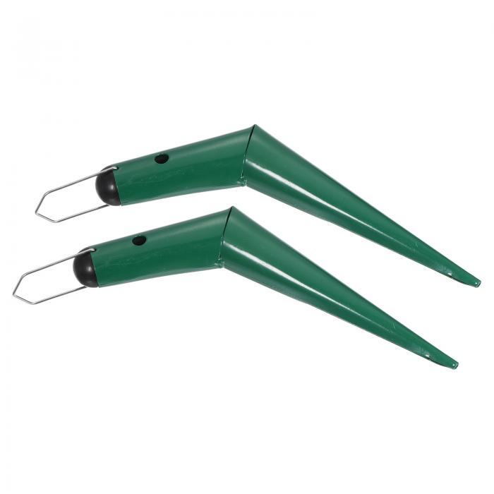 PATIKIL 28cm ハンドガーデニングディバー 2個入り マンガン鋼 種まき 穴あけ器 クリップ付き 裏庭の除..