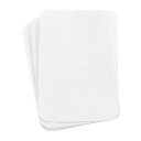6個 アイロンパッチ生地修理パッチ4"x3"パッチ服用アイロンパッチジーンズ バッグ ソファ テントホワイト