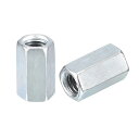 カプラーナット 六角スレッドロッド カーボンスチール製 家具 工場用 M8x12x20mm 10個入(4)