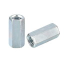 カプラーナット 六角スレッドロッド カーボンスチール製 家具 工場用 M10x17x30mm 5個入(4)