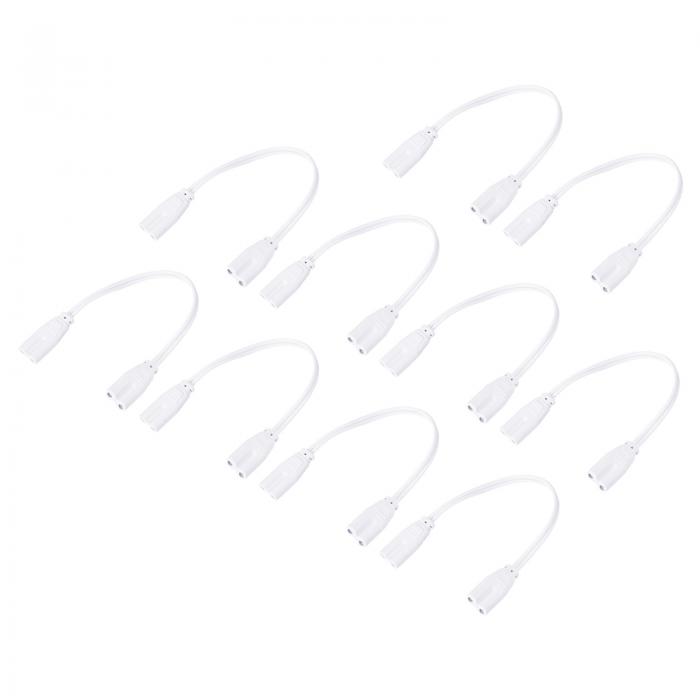 ランプワイヤ 連接ワイヤ ライトリンクコード 延長ケーブル T4 T5 T8 LEDチューブ用 ダブルエンド 2ピ..