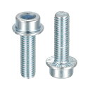 フランジ六角穴付きボルト M10x35 mm 8.8グレード 炭素鋼 六角穴付き鋸歯状 フランジボルト機械ネジ 20個