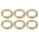 財布ストラップリング 29mm 金属Oリング ラウンドスプリング スナップバックル バッグクラフトキーホルダー DIYアクセサリー フッククリップ用 ゴールドト...