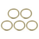 財布ストラップリング 47mm 金属Oリング ラウンドスプリング スナップバックル バッグクラフトキーホルダー DIYアクセサリー フッククリップ用 ゴールドト...