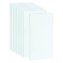 溶接ヘルメット内側カバーレンズ 暗化溶接フィルター用 保護レンズ用 置換 105x53x0.8mm クリア 10個