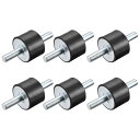 ラバーマウント M8x23 mm 防振アイソレーター スタッドショックアブソーバー オス エアコンプレッサー ガレージモーター ディーゼルエンジン用 30x20...