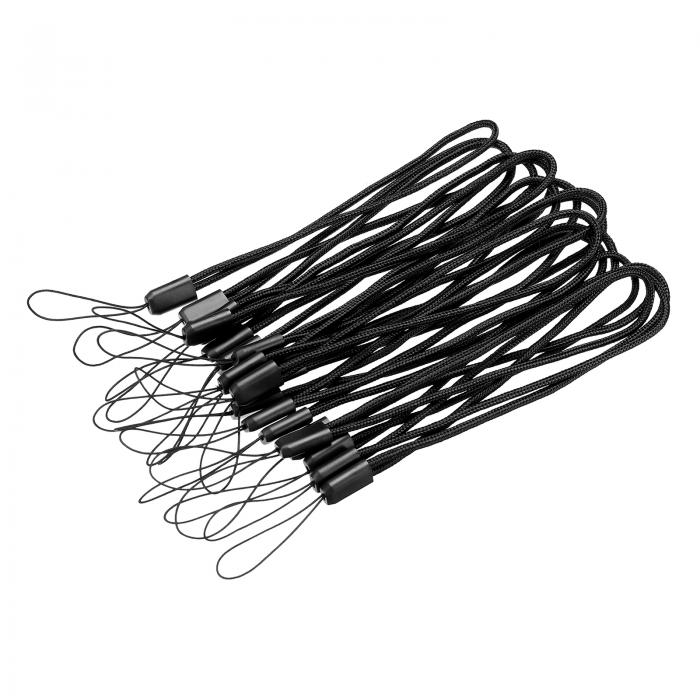 ユニバーサルナイロンコードランヤード 18 cmソフトウーブンハンドリストストラップストリング ボトル ..