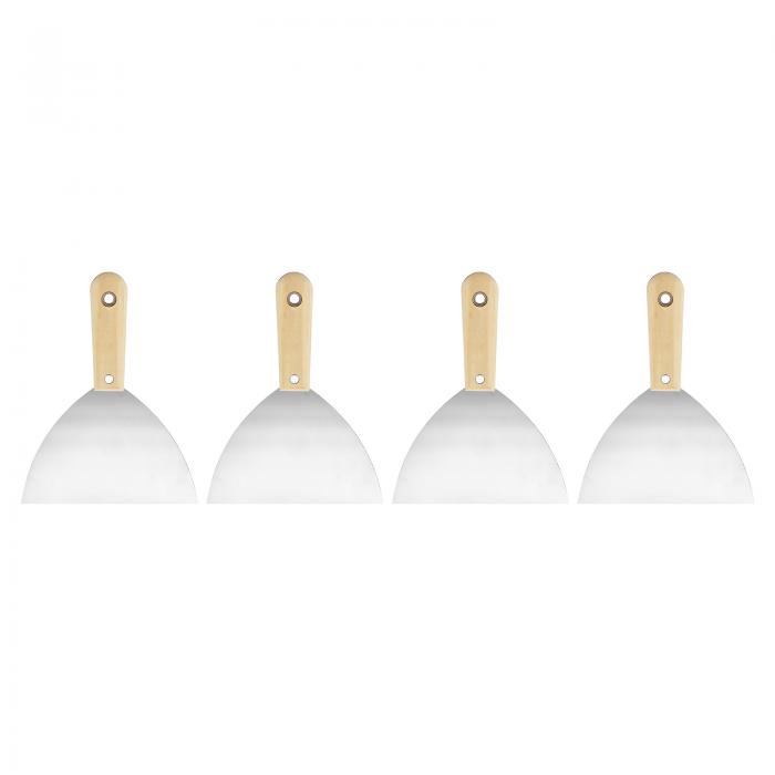 4個セット 炭素鋼パテナイフ 6