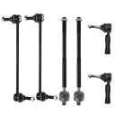 X AUTOHAUX 2012年のBuickに対応 Regal用の6個のフロントサスペンションキットインナーアウタータイロッドエンドスウェイバーリンク 2014...
