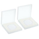 PATIKIL 67mmレンズフィルターケース 2個セット カメラフィルターケース ポータブル レンズフィルターボックス 防水 防塵 プラスチック製 写真フィルター収納用