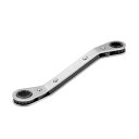 リバーシブルラチェットレンチ 12mmx13mm Cr-Vクロムメッキトルクス工具ソケットセット 全長163mm