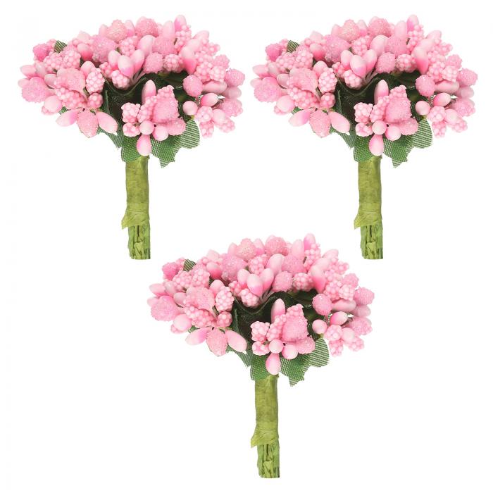 PATIKIL 21mm 花 おしべ 36個 人工花 おしべピスティル 手作り花粉 おしべ 花作り スクラ ップブック ..