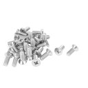 プラスヘッダスキュー 304 ステンレス鋼製シルバートーン M6 x 16mm 30個入り