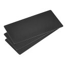 ブランクメタルカード アルマイトプレート メタルカード 80x40x1 mm ブラック 3個入り