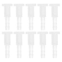 RATCHROLL 10個のプラスチックホースバーブ継手5/32"ホースIDバーブM8メススレッドスルーバルクヘッド継手クリアPP