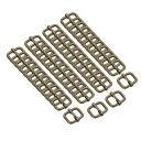 50パックのメタルスライド調整バックル1/2