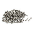 マシンねじ 十字穴 ラウンドヘッド M4 x 25mm 304ステンレス鋼 100個入り