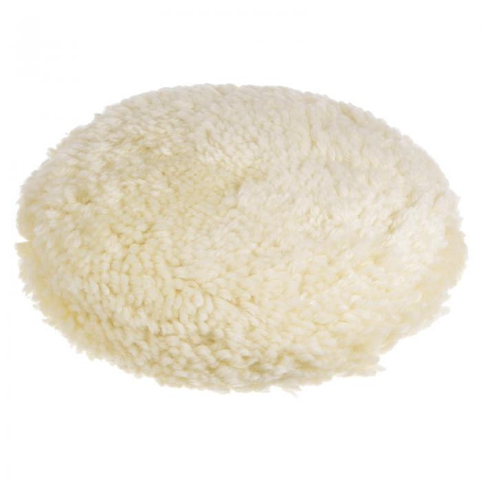 ウール研磨パッド ウールバフパッド フックとループ付き 背面切削研磨 車 バイク 洗濯機 冷蔵庫 家具用 175 mm(4)