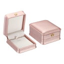 PATIKIL 85 x 70 mm ネックレスペンダントボックス 2個 ベルベットチェーンボックス ヴィンテージ宝石ホルダー 結婚 婚約 プロポーズ セレモニ...