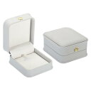 PATIKIL 85 x 70 mm ネックレスペンダントボックス 2個 ベルベットチェーンボックス ヴィンテージ宝石ホルダー 結婚 婚約 プロポーズ セレモニ...