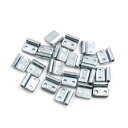 ホイールバランスウェイト 10g クリップオン メタル タイヤ ホイールバランスウェイト オートバイ車用 19 x 19mm 20個入り