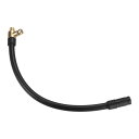 X AUTOHAUX タイヤインフレーターエアポンプホースアダプタエクステンション ロックタイヤチャックチューブ接続部 標準アメリカバルブ用 エアリリースバルブ...