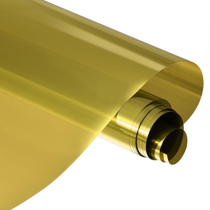 窓フィルム ギールドトーン ポリエチレンテレフタレートガラス窓フィルム 太陽保護シェーディング断熱防眩窓フィルム ミラーフィルムティントトリートメント ホームオフィス用3 mx0.5m