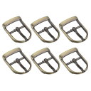 メタルローラーバックル 19 mm シングルプロングベルトバックル オーバル センターバーバックル レザークラフトアクセサリー用 閉鎖クリップクリップ ブロンズ...