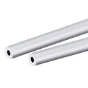 ラウンドチューブ 6063アルミニウム パイプチューブ 外径12 mm 内径5 mm 長さ250 mm 2個