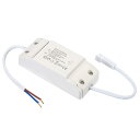PATIKIL 8-12W 300mA LEDドライバー 2個 AC 100-240V 出力 24-36V DC オスコネクタ 定電流整流器 トランス 外部電源(3)