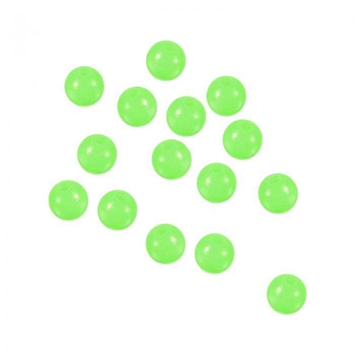 PATIKIL 8mm ルミナス釣りビーズ 200個 軟質プラスチック グロー 釣り餌 卵 リグ ビーズ タックルツー..