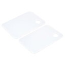 PATIKIL 400 x 300 x 2.5 mm 塗料トレイパレット 2個 塗装パレットホルダー 正方形 サムホール付き ガッシュ水彩画用 クリア