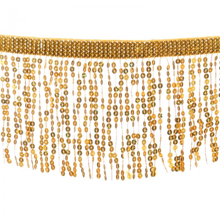 10ヤードのシーケンスフリンジトリム 幅6.3" タッセルフリンジ 縫い付けトリムリボン ポリエステル製 D..