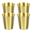 304ステンレススチール製カップ4個 10.14oz/300ml ウォーターカップ 割れない割れない金属製ドリンクタンブ ラー バー レストラン用